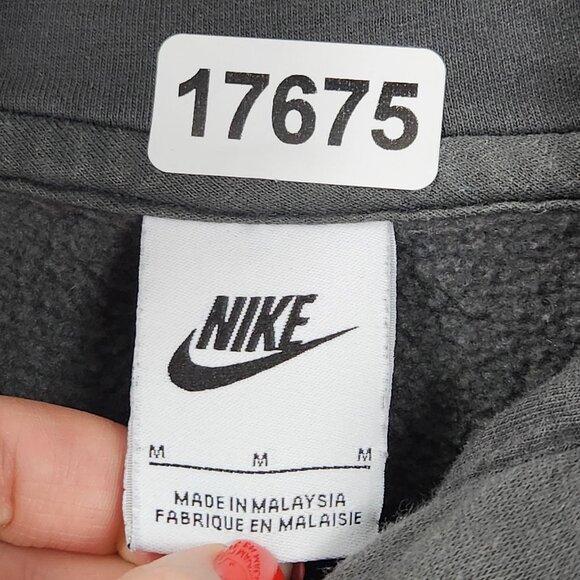 New York Yankees Sweater Mens Medium Gray Hoodie MLB Baseball Nike Make History - Picture 6 of 10